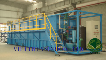 hệ thống xử lý nước thải sinh hoạt công suất 40 m3 ngày đêm