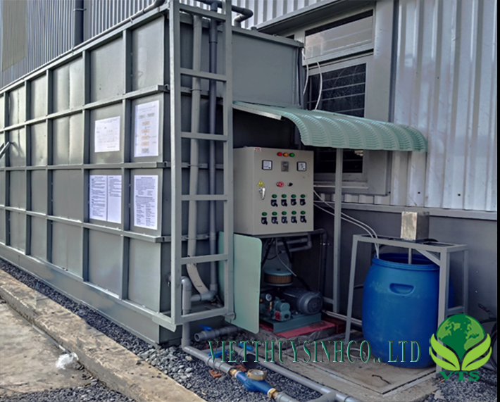 Hệ thống xử lý nước thải sinh hoạt công suất 7-11 m3/ngày