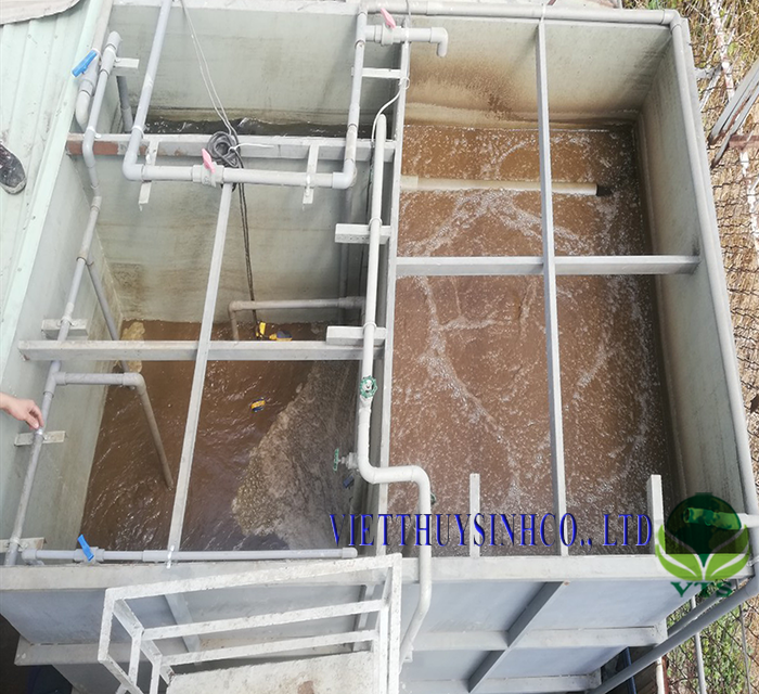 hệ thống xử lý nước thải sinh hoạt công suất 35 m3 ngày đêm