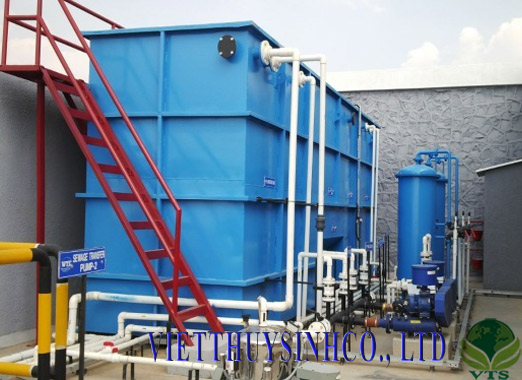 hệ thống xử lý nước thải sinh hoạt công suất 45 m3 ngày đêm