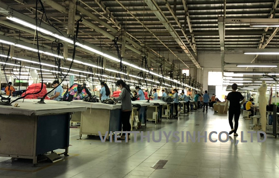 Xử lý nước thải sinh hoạt công ty may