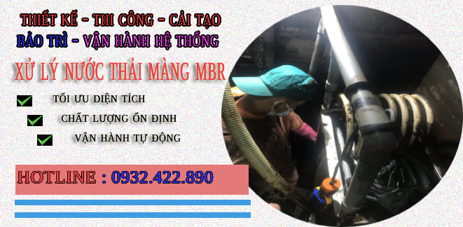 rửa ngược màng MBR